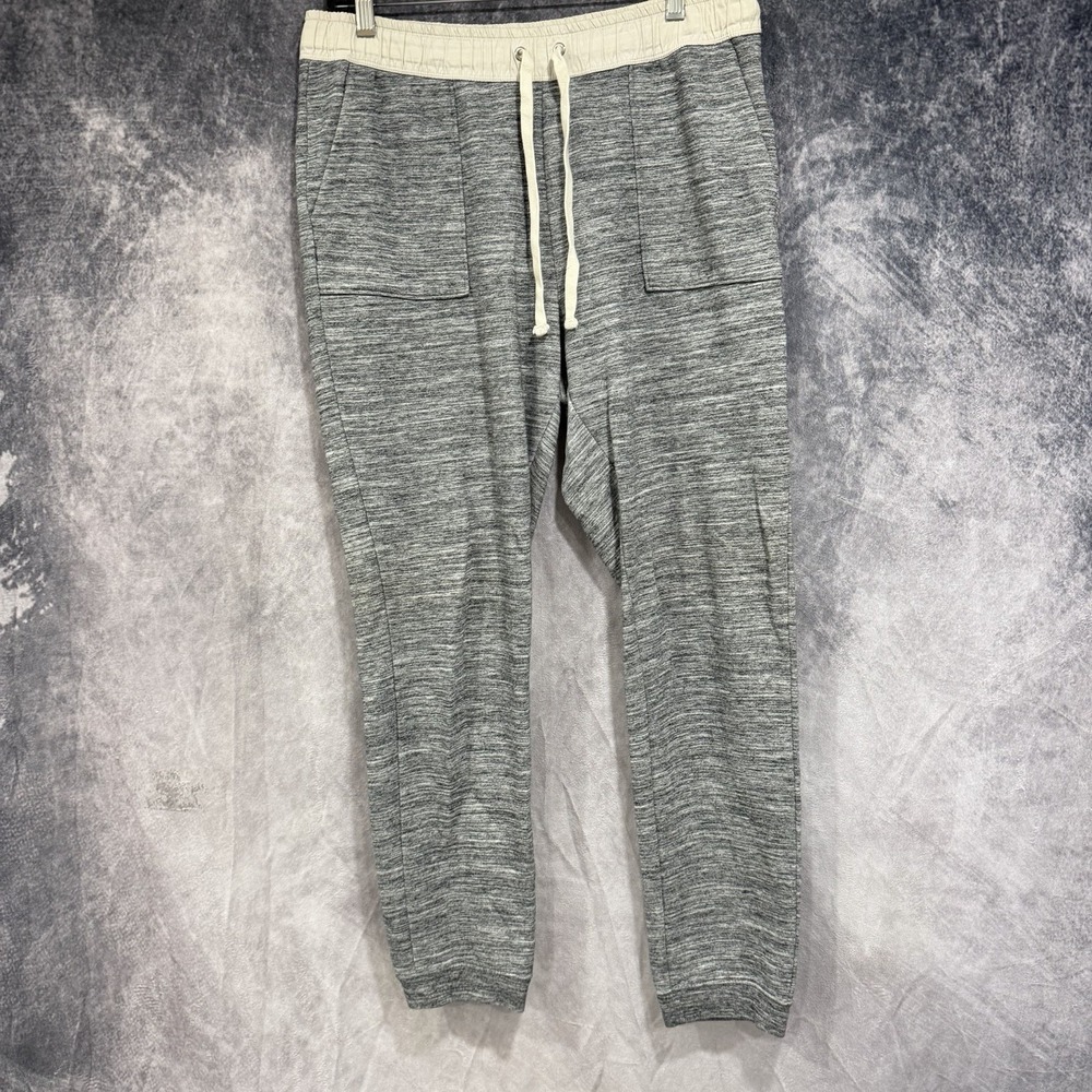 Gap Women’s Joggers M SweatPants Gray Heathered Athleisure Lounge Drawstring